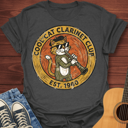 Cat Clarinet Club T-Shirt