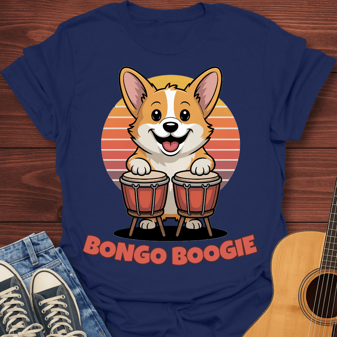 Bongo Boogie Corgi T-Shirt