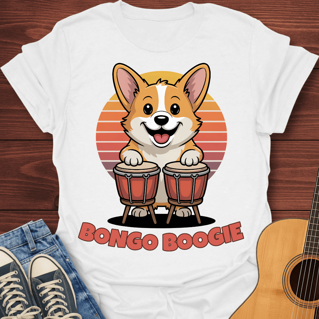 Bongo Boogie Corgi T-Shirt