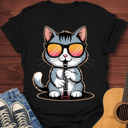 Kool Flute Cat T-Shirt