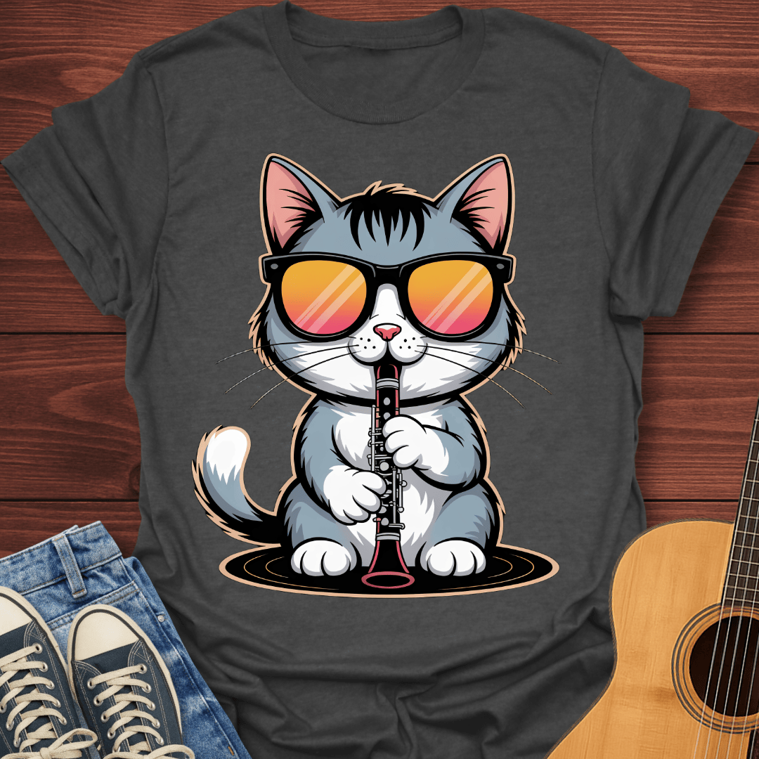 Kool Flute Cat T-Shirt