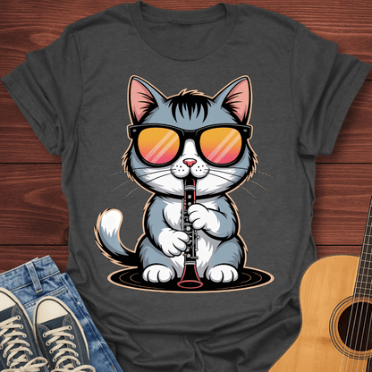 Kool Flute Cat T-Shirt