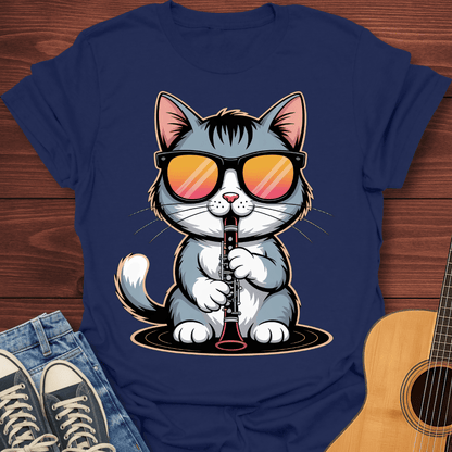 Kool Flute Cat T-Shirt