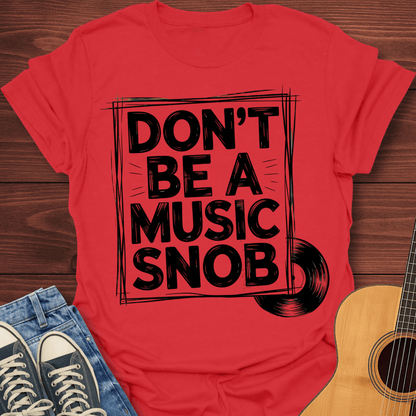 Music Snob Vinyl T-Shirt