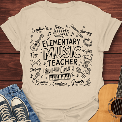 Elementary Music Teacher T-Shirt