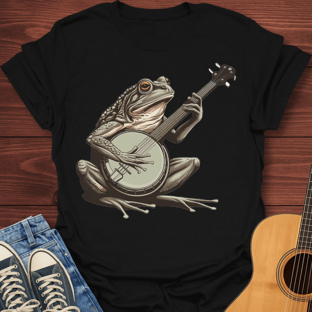 Banjo Hillbilly Frog T-Shirt