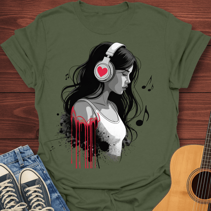 Heartbeats & Headphones T-Shirt