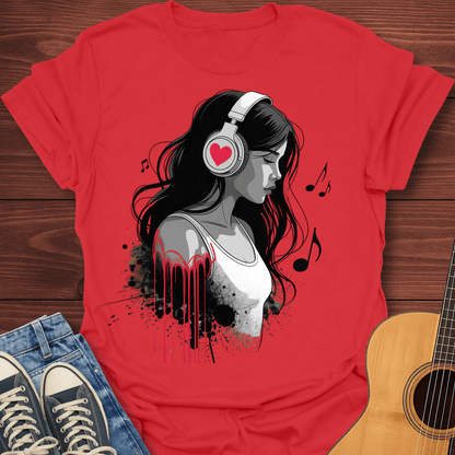 Heartbeats & Headphones T-Shirt