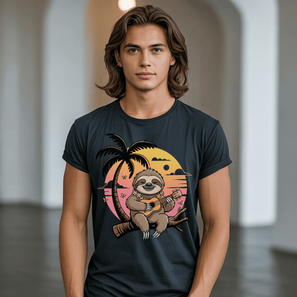 Ukulele Aloha Sloth T-Shirt