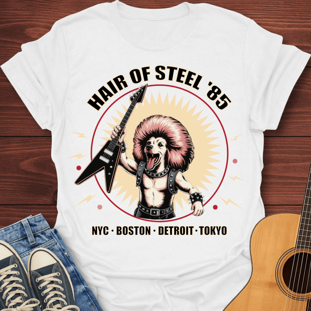Hair of Steel – Poodle Tour ’87 T-Shirt