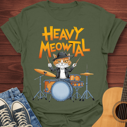 Heavy Meowtal T-Shirt