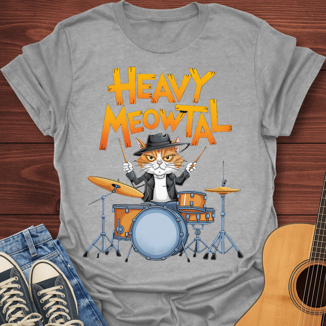 Heavy Meowtal T-Shirt