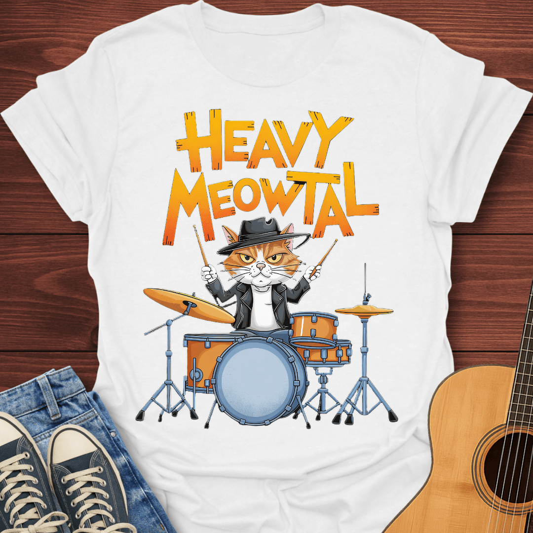 Heavy Meowtal T-Shirt
