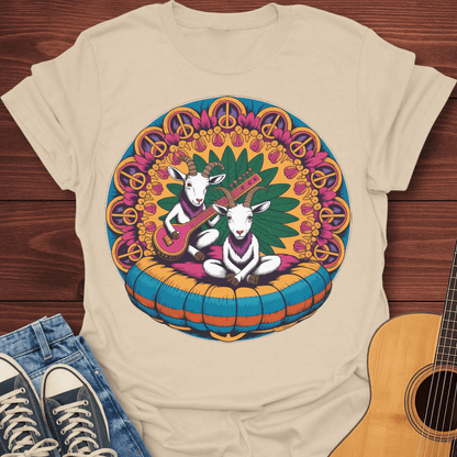 Hippie Sitar Goats T-Shirt