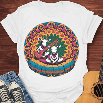Hippie Sitar Goats T-Shirt