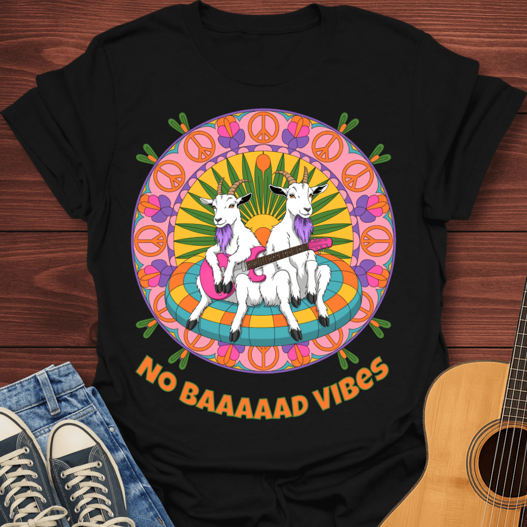Psychedelic Guitar Goats T-Shirt