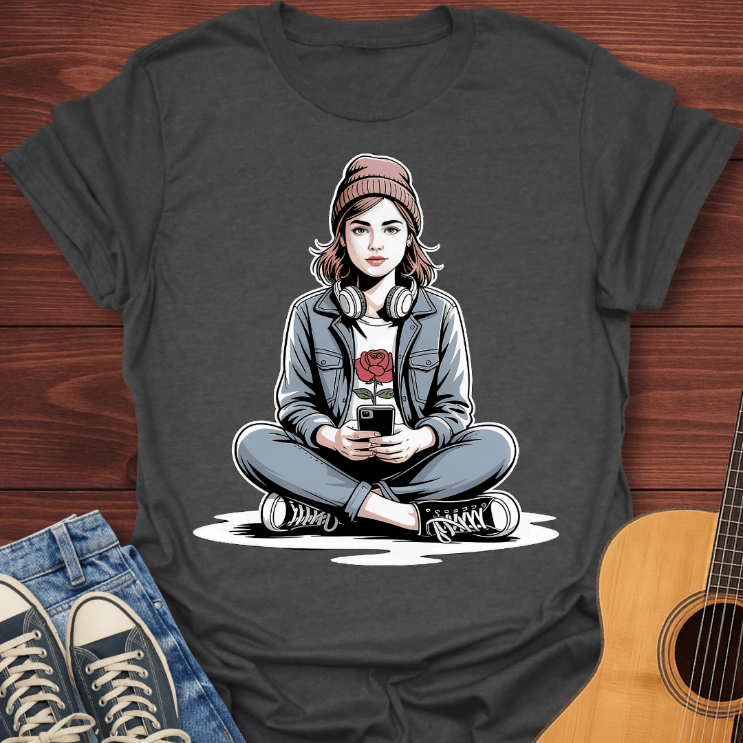 Hipster Girl Vibes T-Shirt