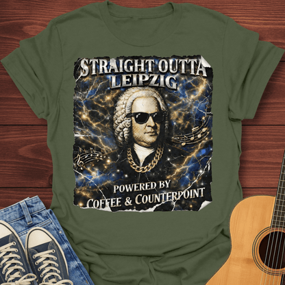 Straight Outta Leipzig Bach T-Shirt