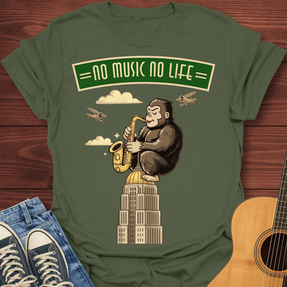 No Music No Life T-Shirt