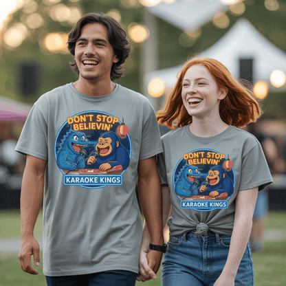 Karaoke Clash: Godzilla vs King Kong T-Shirt