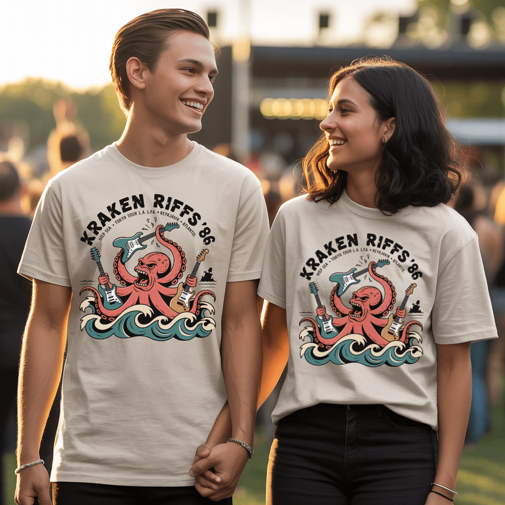 Kraken Riffs ’86 Octopus T-Shirt