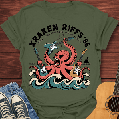 Kraken Riffs ’86 Octopus T-Shirt