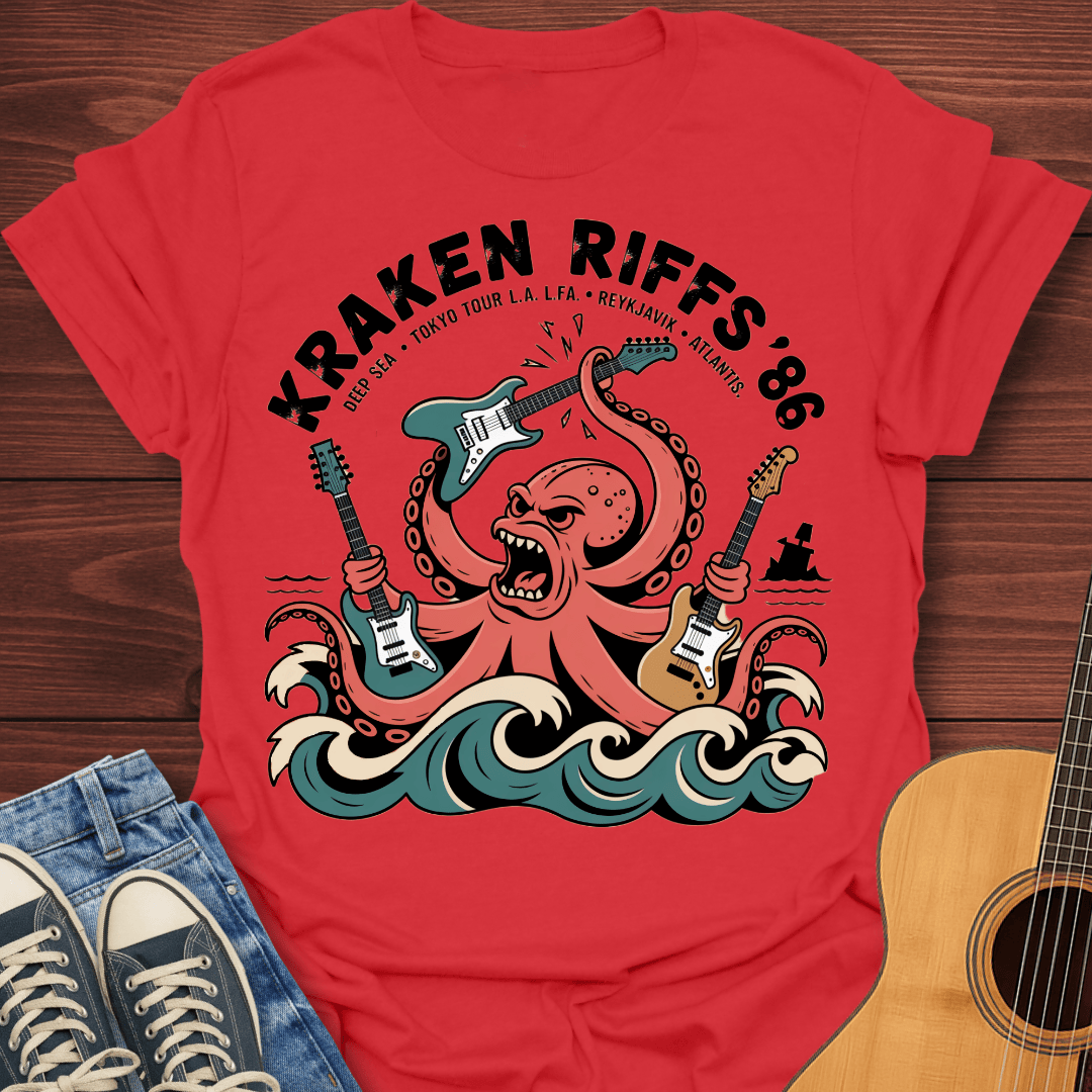 Kraken Riffs ’86 Octopus T-Shirt