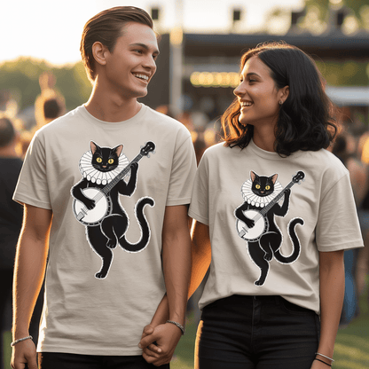 Black Cat Banjo T-Shirt