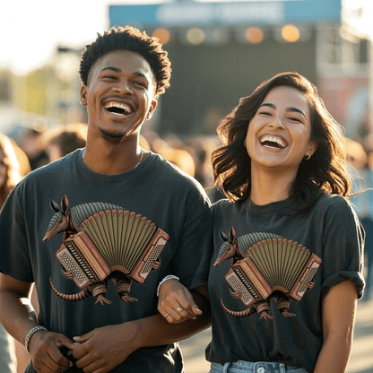 Armadillo Accordionist T-Shirt