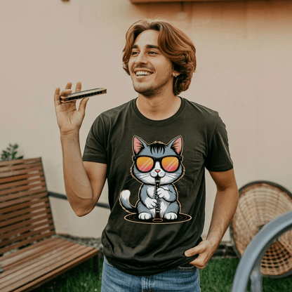 Kool Clarinet Cat T-Shirt