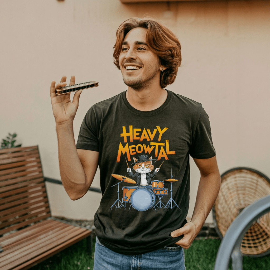Heavy Meowtal T-Shirt