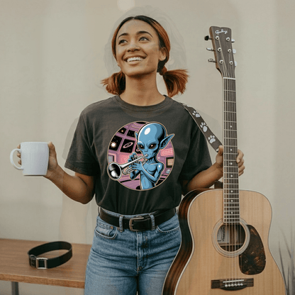 Space Jazz Trumpeter T-Shirt
