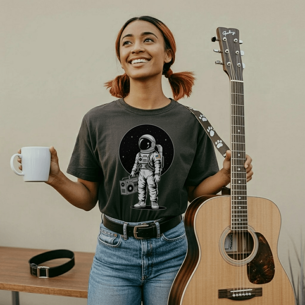Boom Box Astronaut T-Shirt