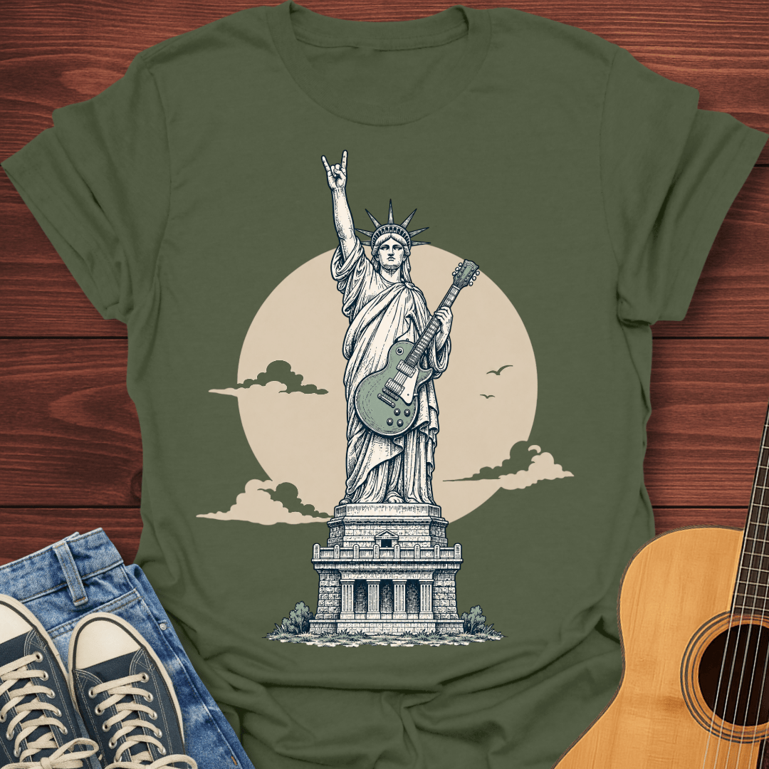 Lady Liberty Rocks T-Shirt