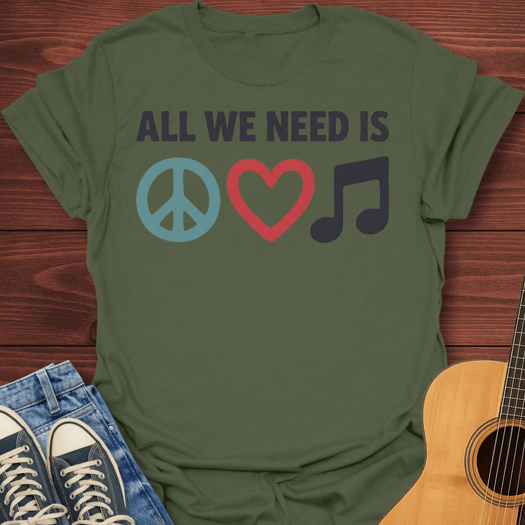 Peace Love Music T-Shirt