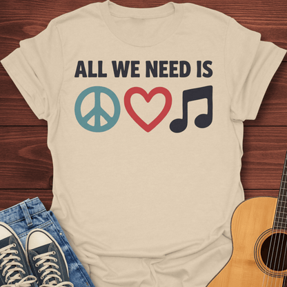 Peace Love Music T-Shirt