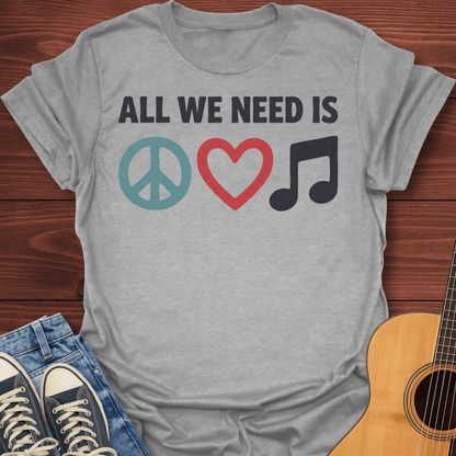 Peace Love Music T-Shirt
