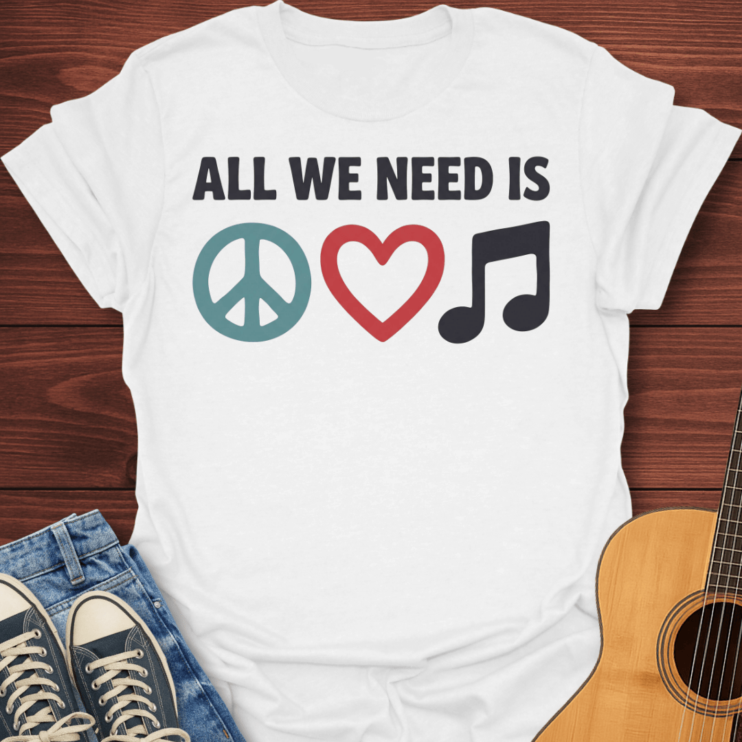 Peace Love Music T-Shirt