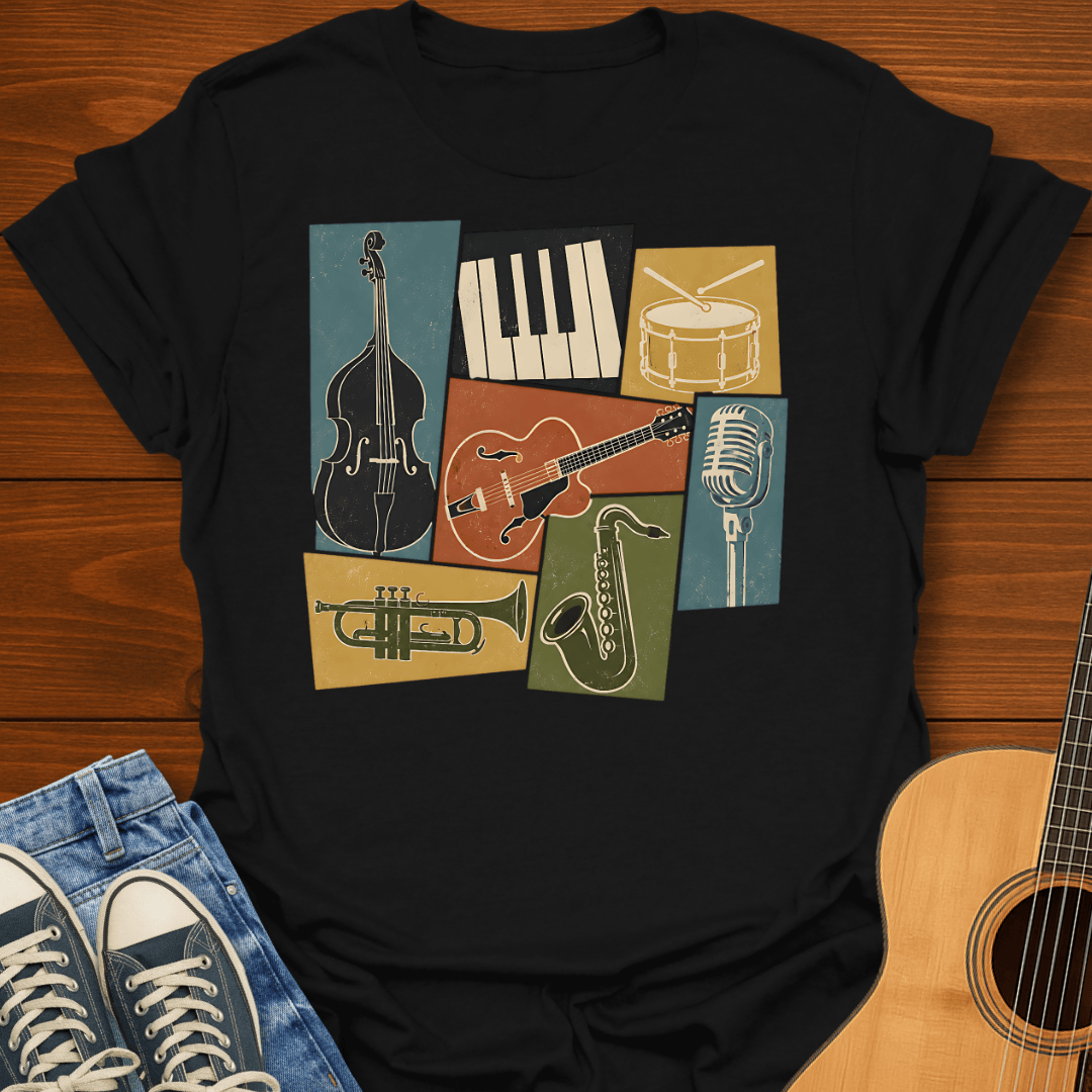 Classic Jazz Montage T-Shirt