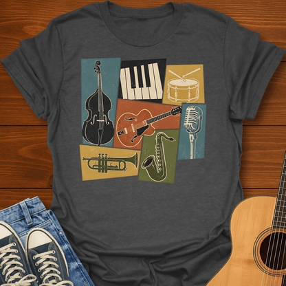 Classic Jazz Montage T-Shirt