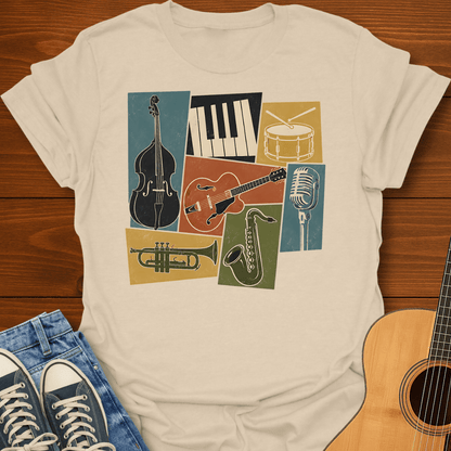 Classic Jazz Montage T-Shirt