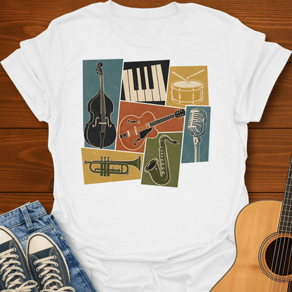 Classic Jazz Montage T-Shirt