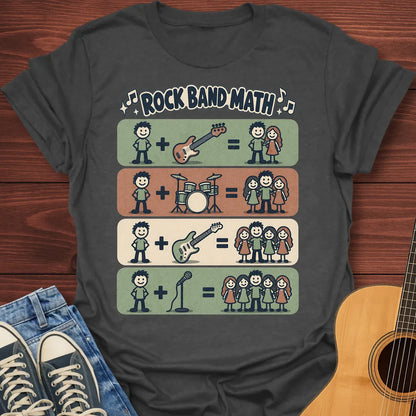 Rock Band Math T-Shirt