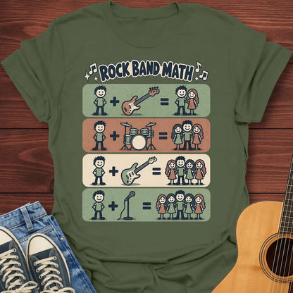 Rock Band Math T-Shirt