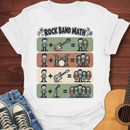 Rock Band Math T-Shirt