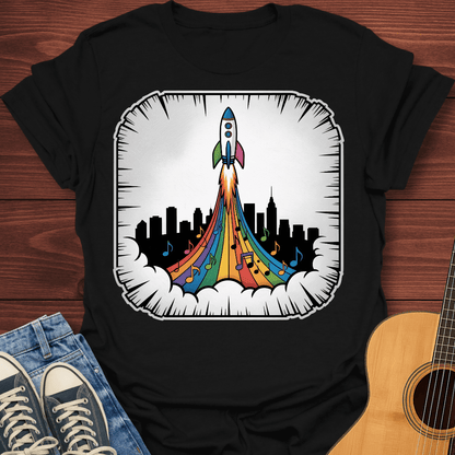 Rocket Music Lift Off T-Shirt