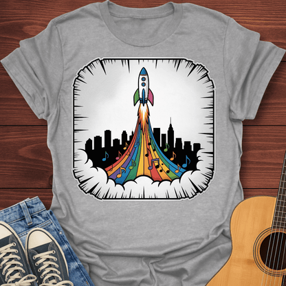 Rocket Music Lift Off T-Shirt