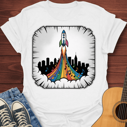 Rocket Music Lift Off T-Shirt