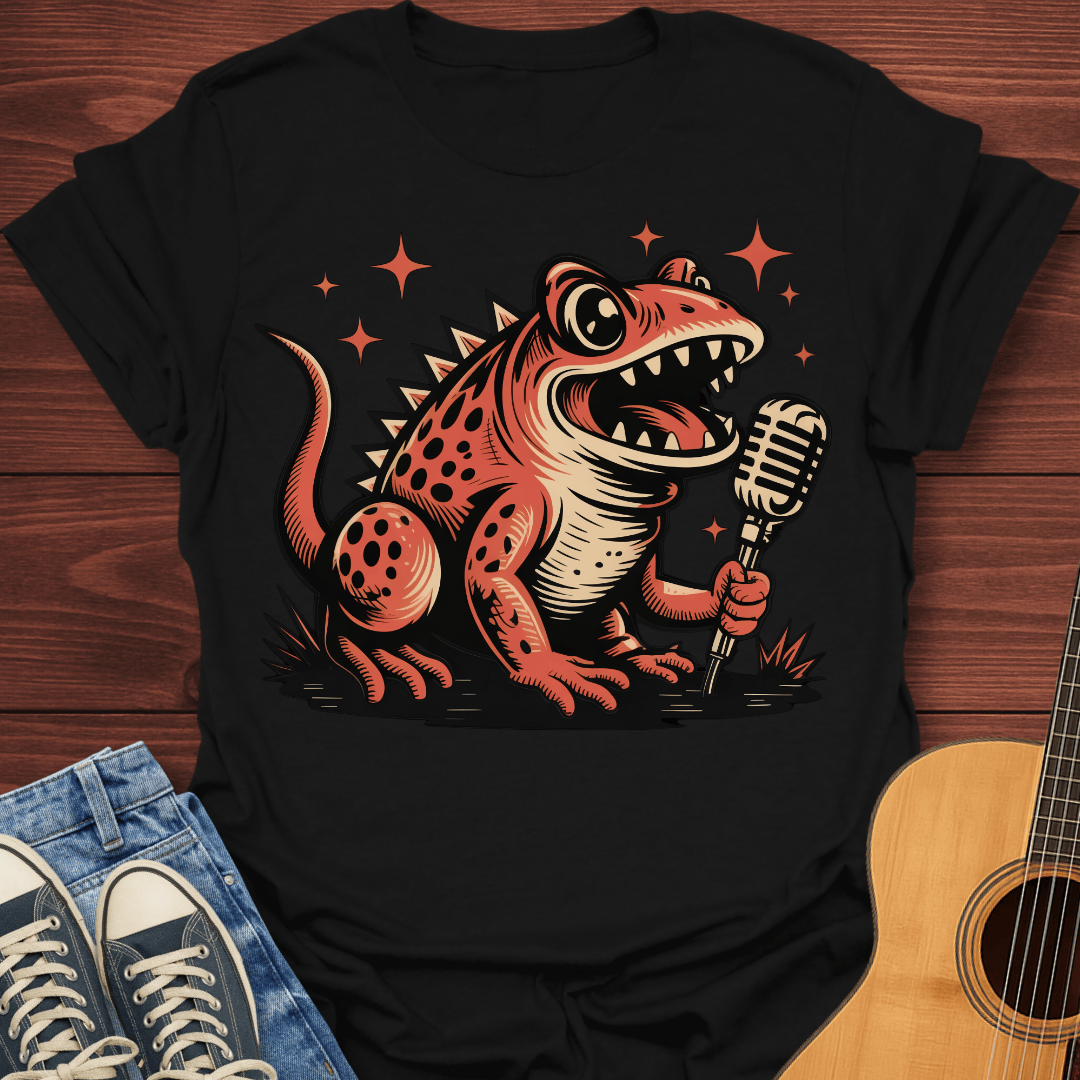 Retro Singing Frog T-Shirt
