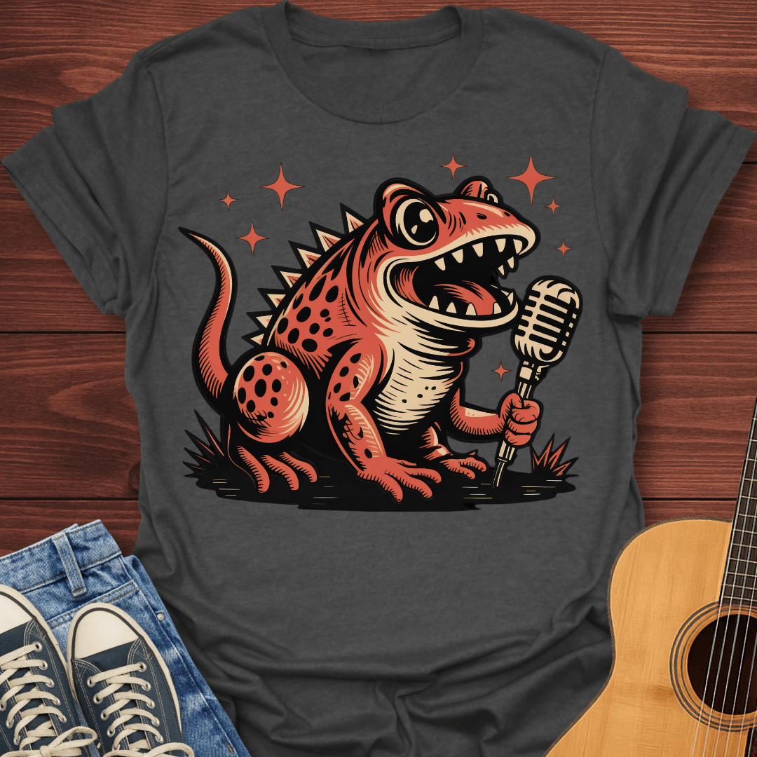 Retro Singing Frog T-Shirt